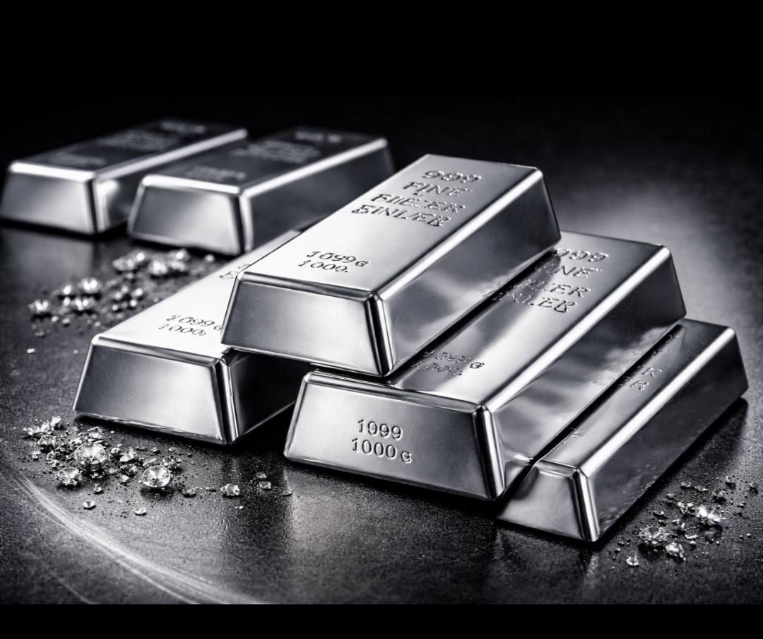 Silver bullion bars
